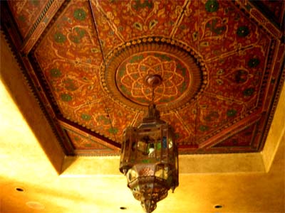 moroccan painted ceiling 2