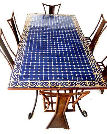 Tangier mosaic table