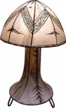 Mushroom Henna lamp