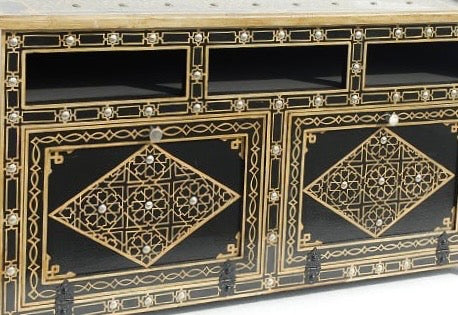 Moroccan painted furniture