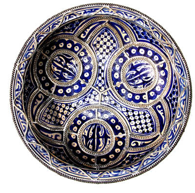 Unique moroccan plate