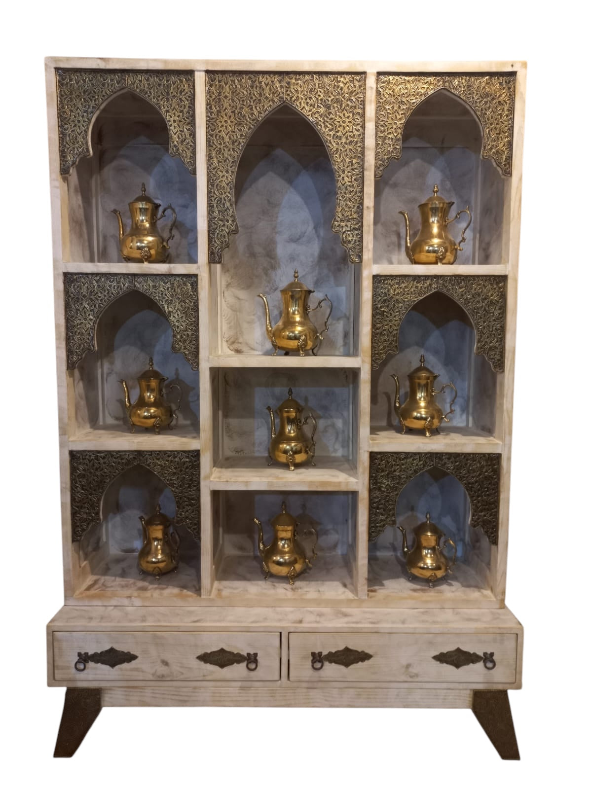 Moorish shelf cabinet