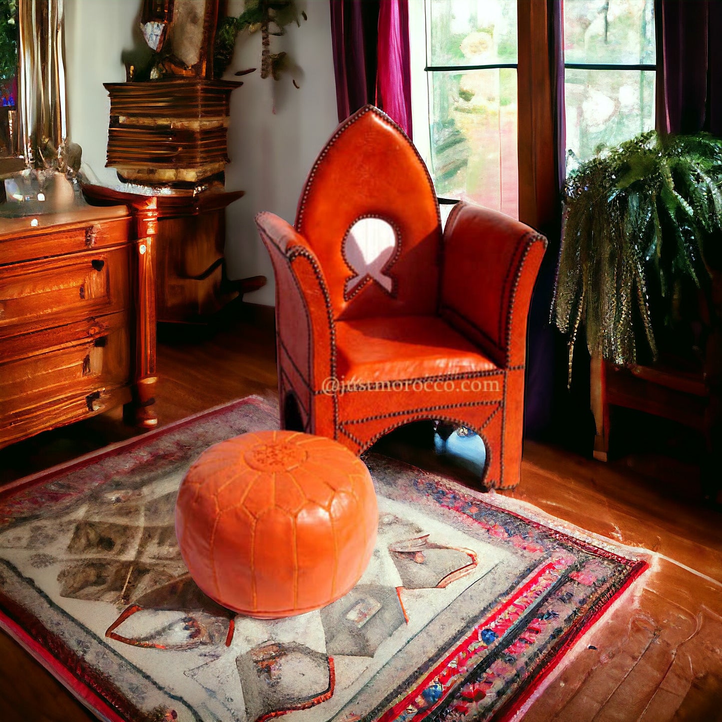 Alhambra orange chair