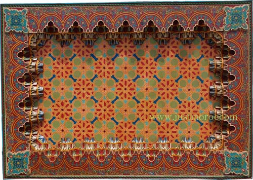 Moroccan painted ceiling 