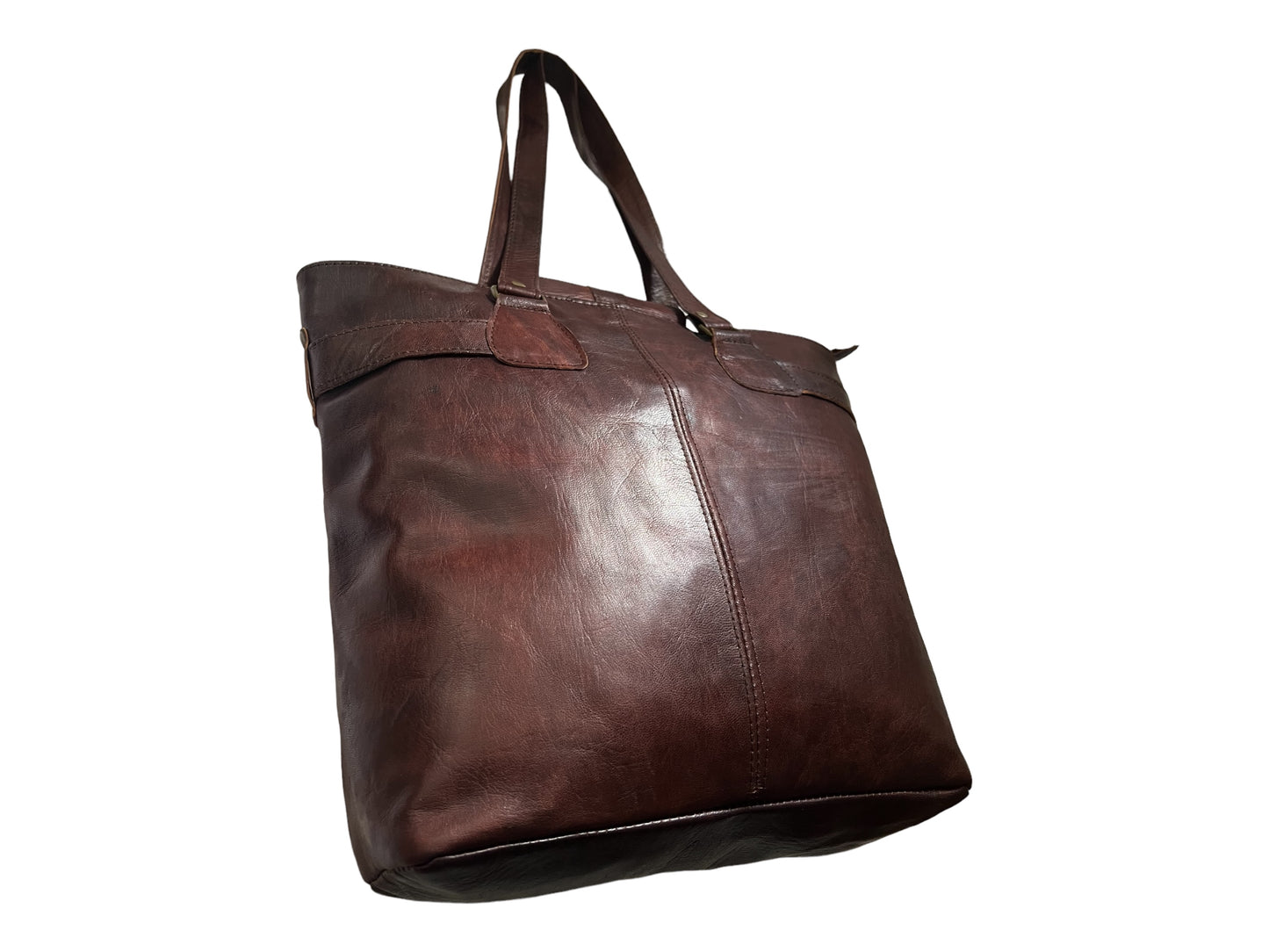 Brown Maha leather bag