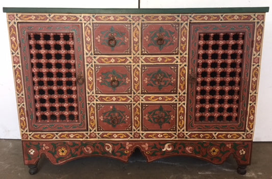 Moorish hand painted dresser