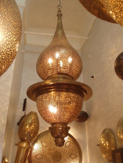 Memoza brass chandelier