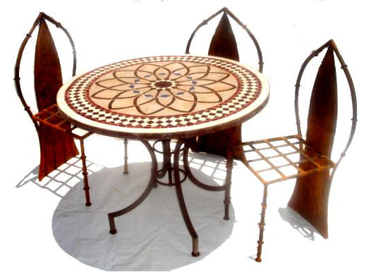Mosaic patio table