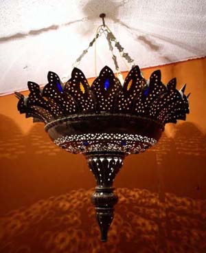 Warda silver chandelier